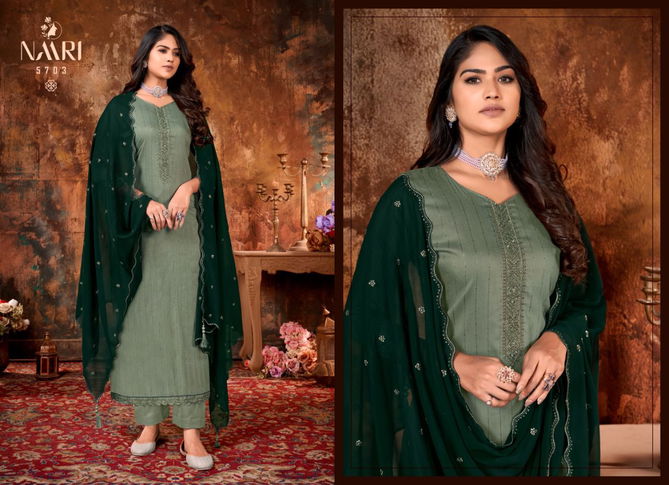 FENNY VOL 2 Naari Silk Regular Wear Wholesale Dress Material Catalog 